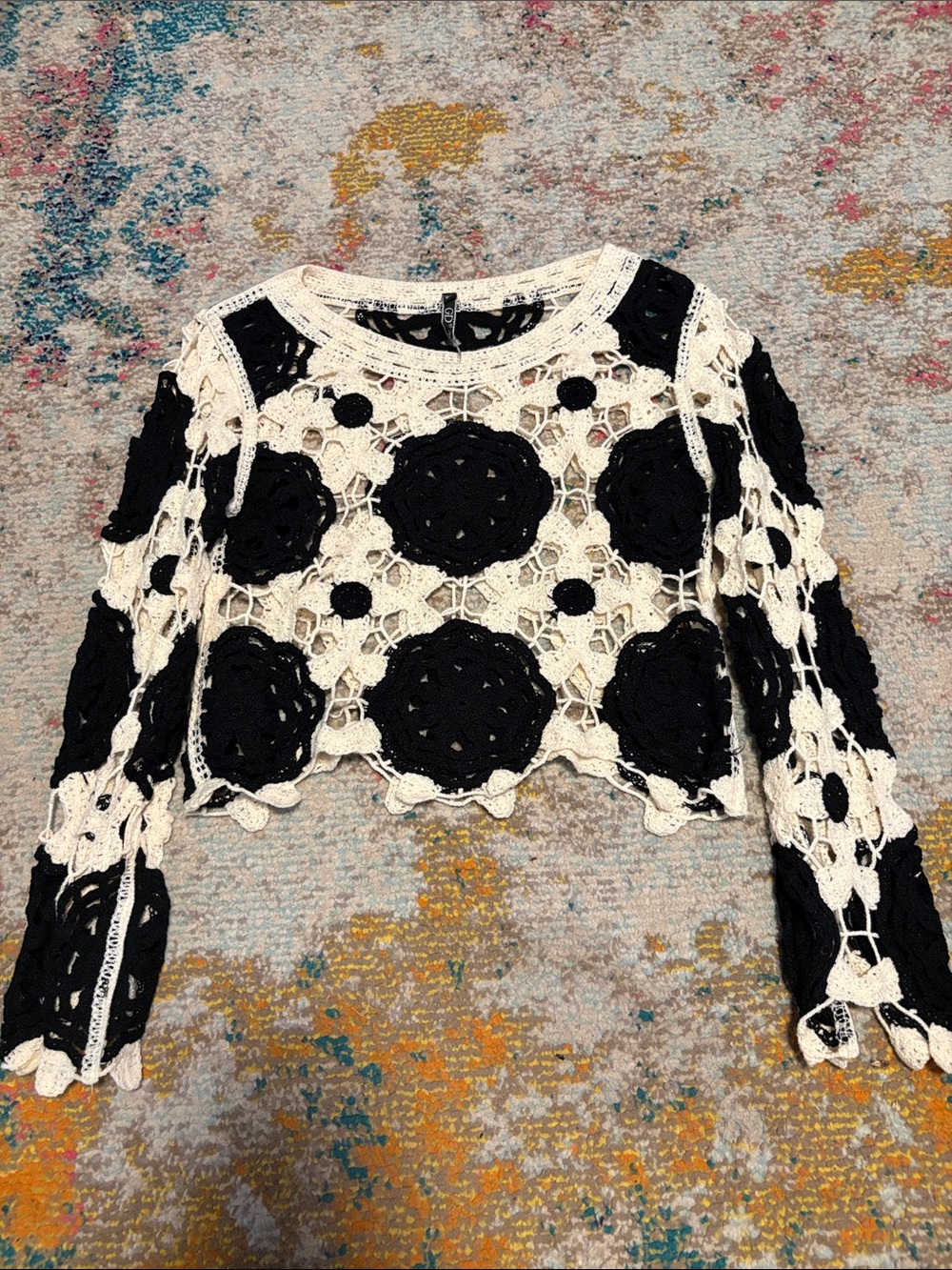 Crotcheted sweater
